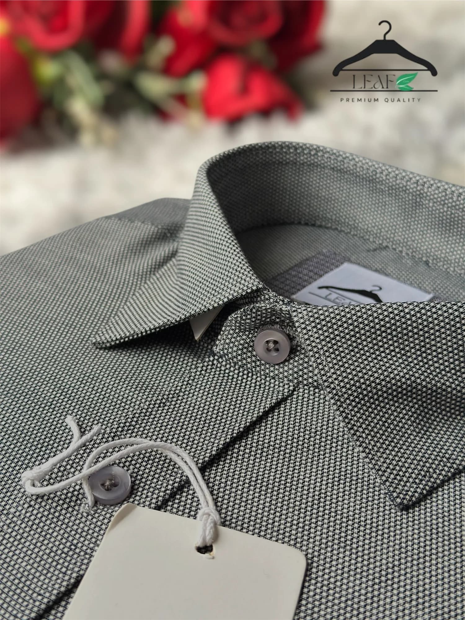 Olive Dobby Shirt — detail 2